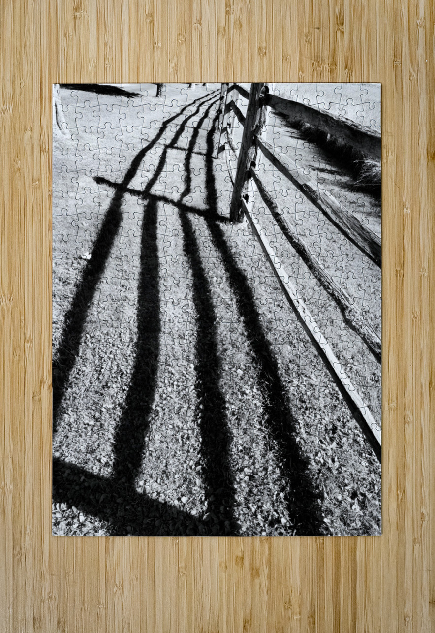 Split Rail Shadows Earthshine Emporium Puzzle printing