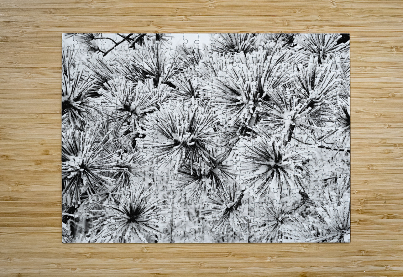 Snowy Conifer Earthshine Emporium Puzzle printing