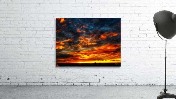 Fiery Sunset Wall Preview
