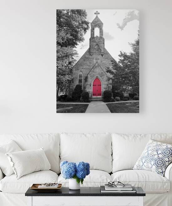 Red Church Door by Earthshine Emporium