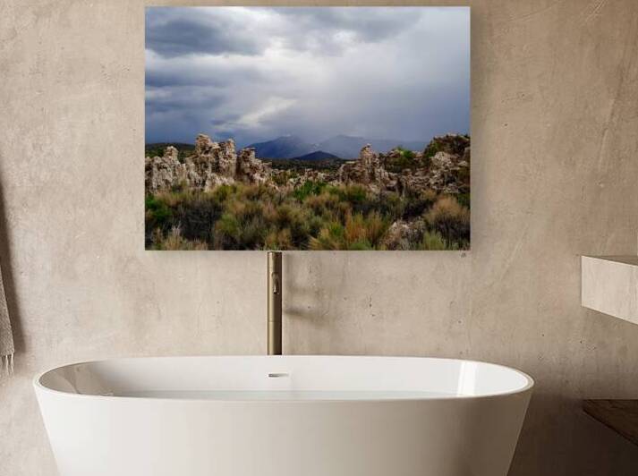 Rainstorm At Mono Lake by Earthshine Emporium