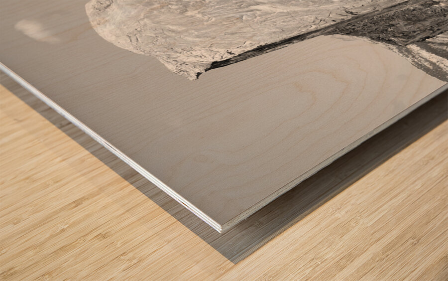 Half Dome Wood print