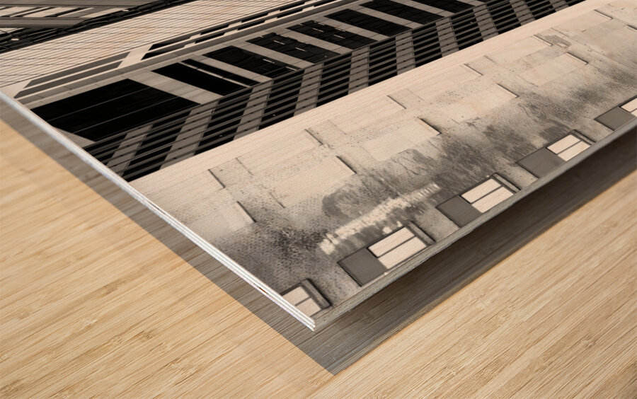 Pittsburgh Wood print