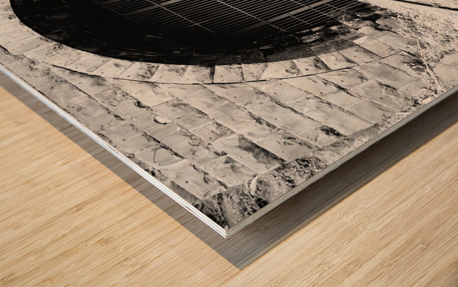 Railroad Tunnel Wood print